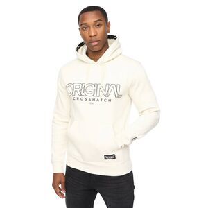 Crosshatch Mens Carrimoore Hoodie / Off White